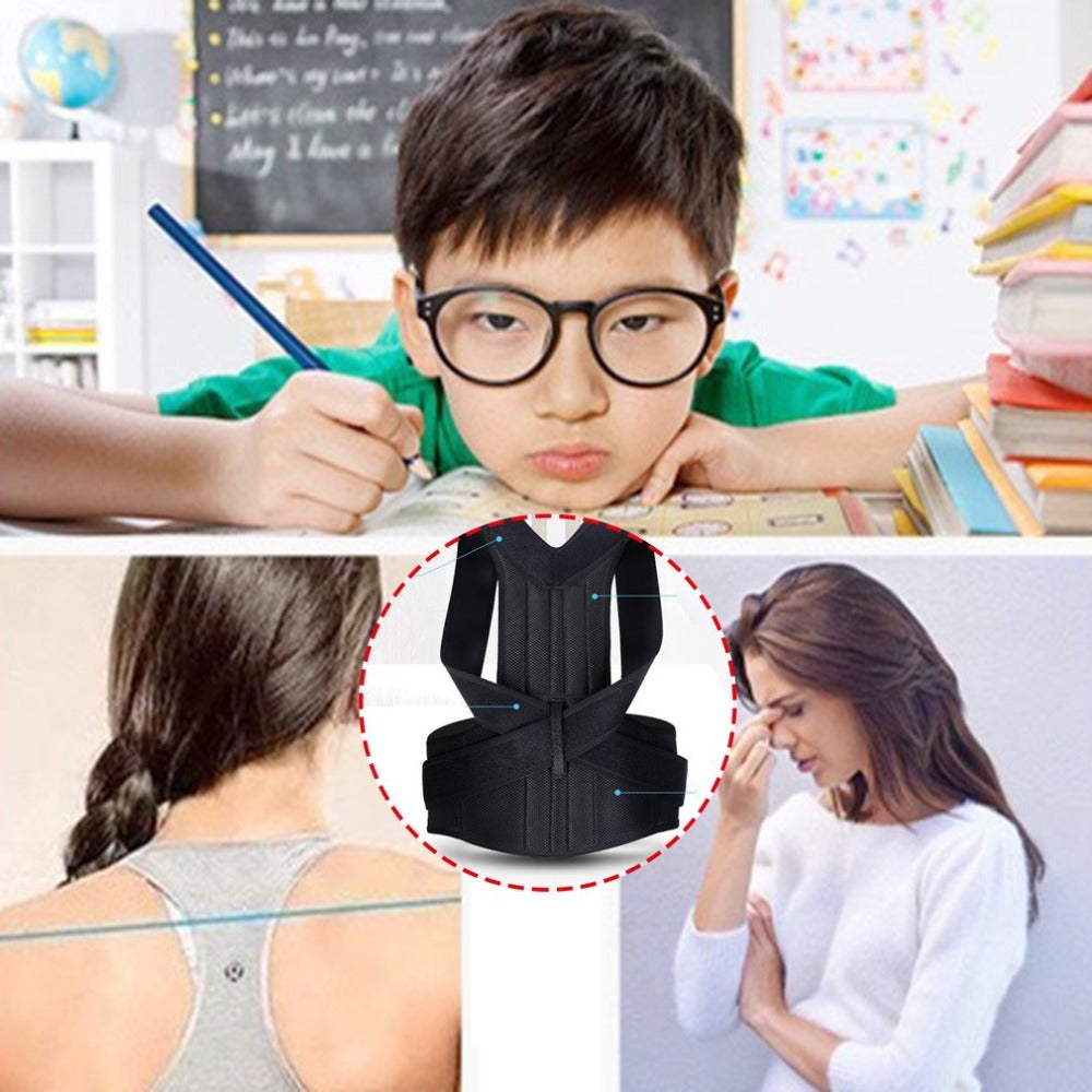 Posture Corrector — Adjustable Back Brace for Men & Women - Health and wellness