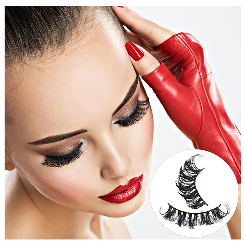 Faux Mink Lash Clusters — 10 Pairs, Fluffy Full Volume Bottom & Top Lashes - Health and wellness