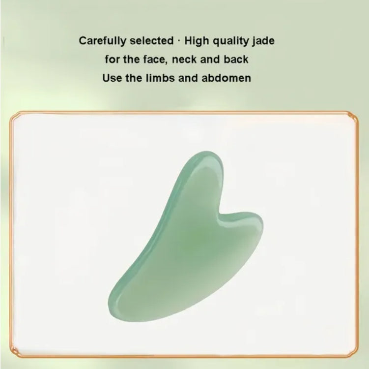 Gua Sha Facial Stone Set | Natural Resin Scraping Massager - Health and wellness
