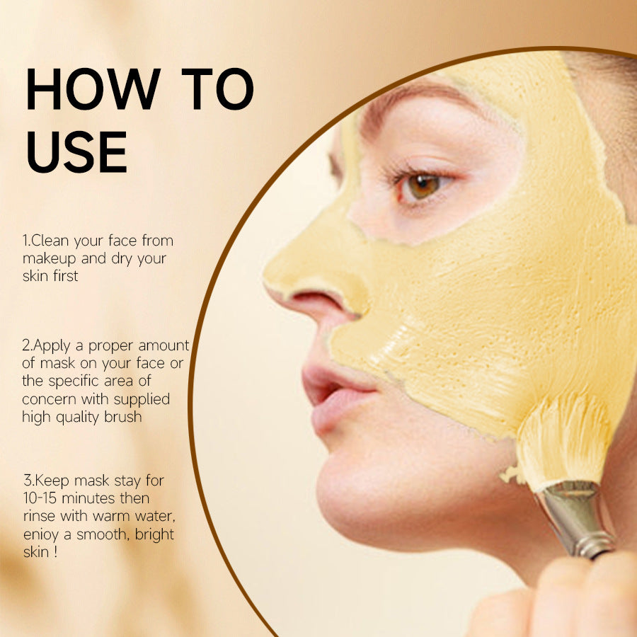 Ginger Turmeric Brightening Mask with Kojic Acid and Vitamin C for Radiant Skin - Health and wellness
