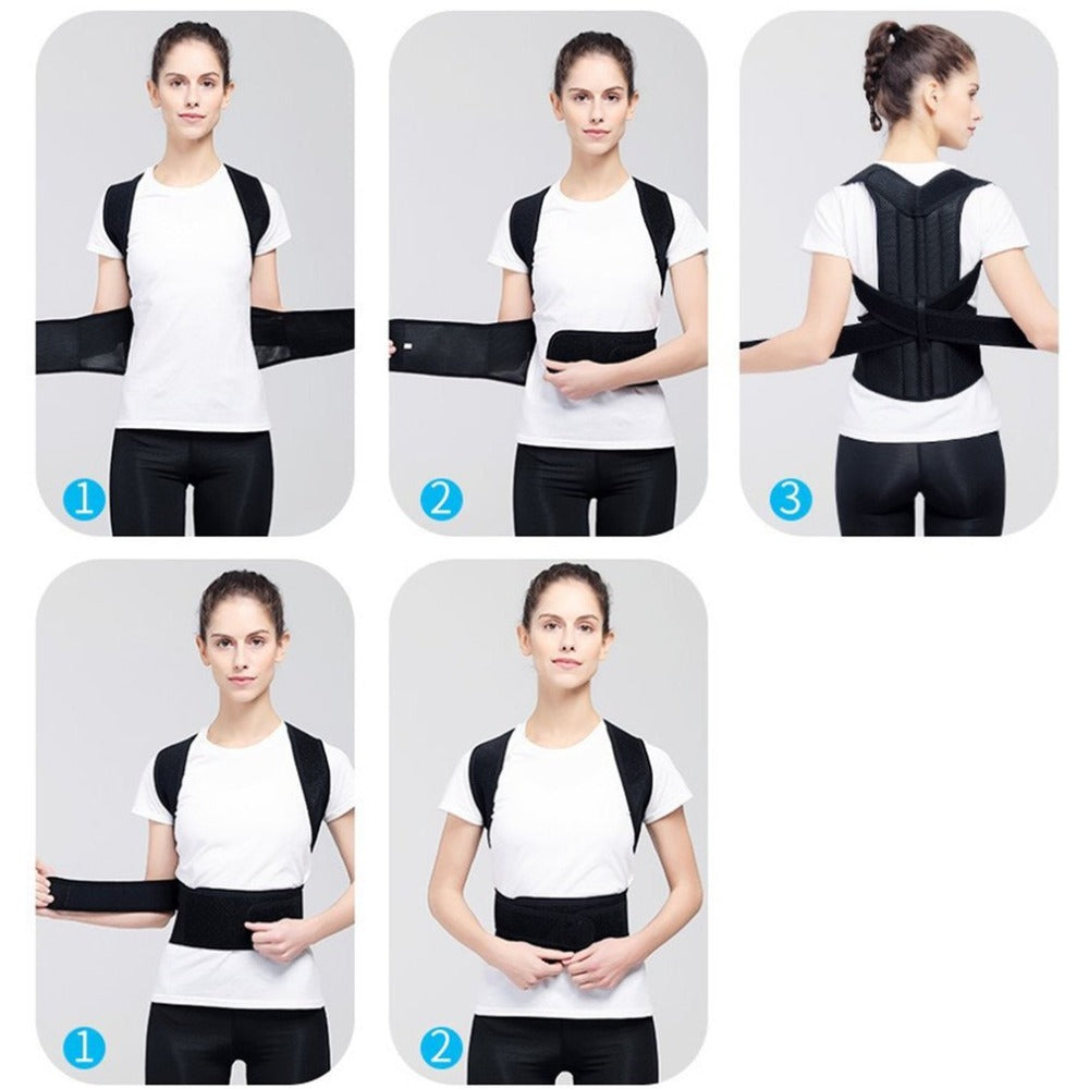 Posture Corrector — Adjustable Back Brace for Men & Women - Health and wellness