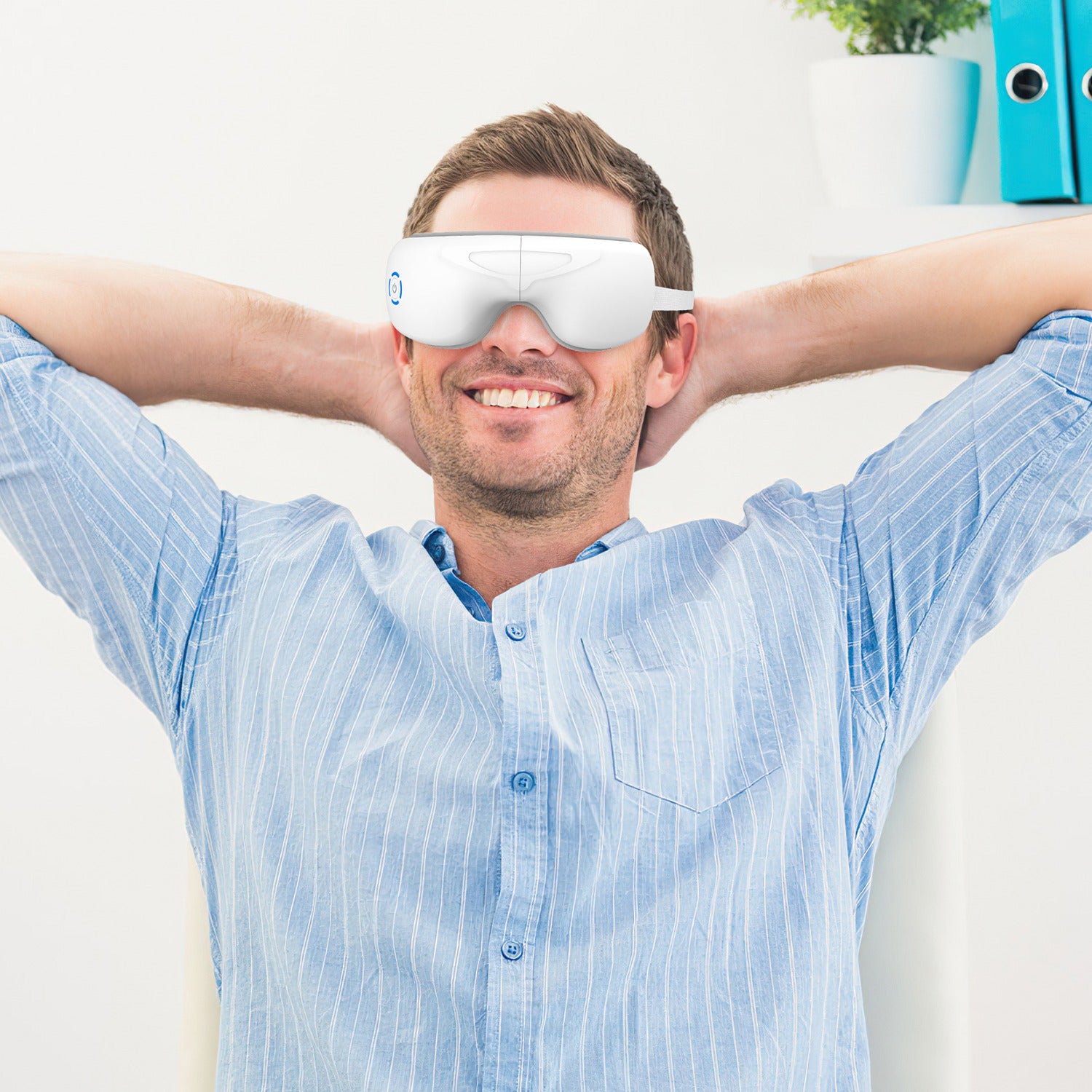 Eye Massager with Heat, Music & Air Pressure - Health and wellness