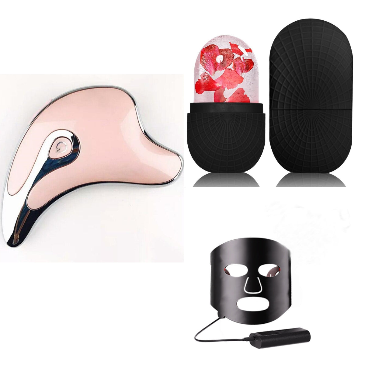 Electric Gua Sha Massager with LED and Microcurrent for Radiant Skin - Health and wellness