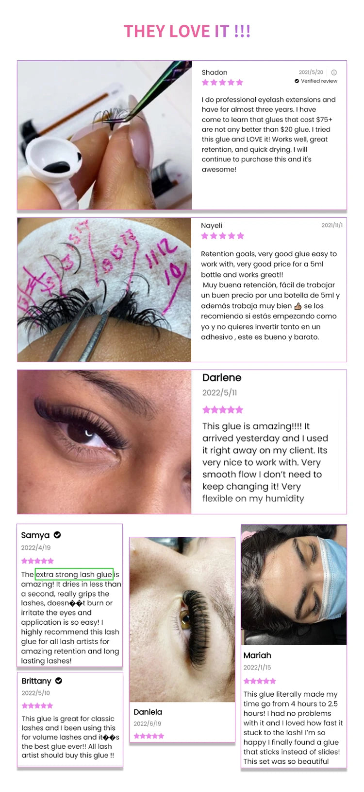 Eyelash Extensions Cream Remover — Aloe Gentle Lash Glue Remover for Sensitive Eyes