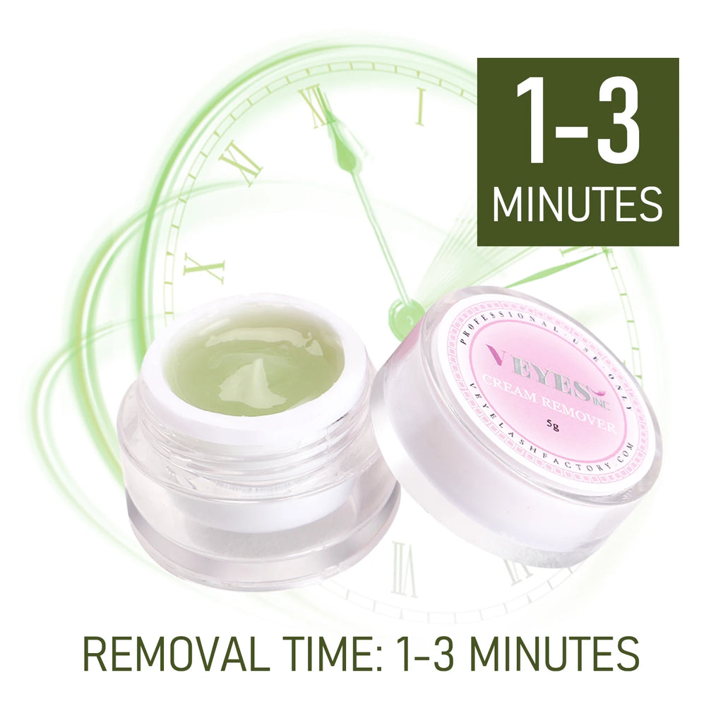 Eyelash Extensions Cream Remover — Aloe Gentle Lash Glue Remover for Sensitive Eyes