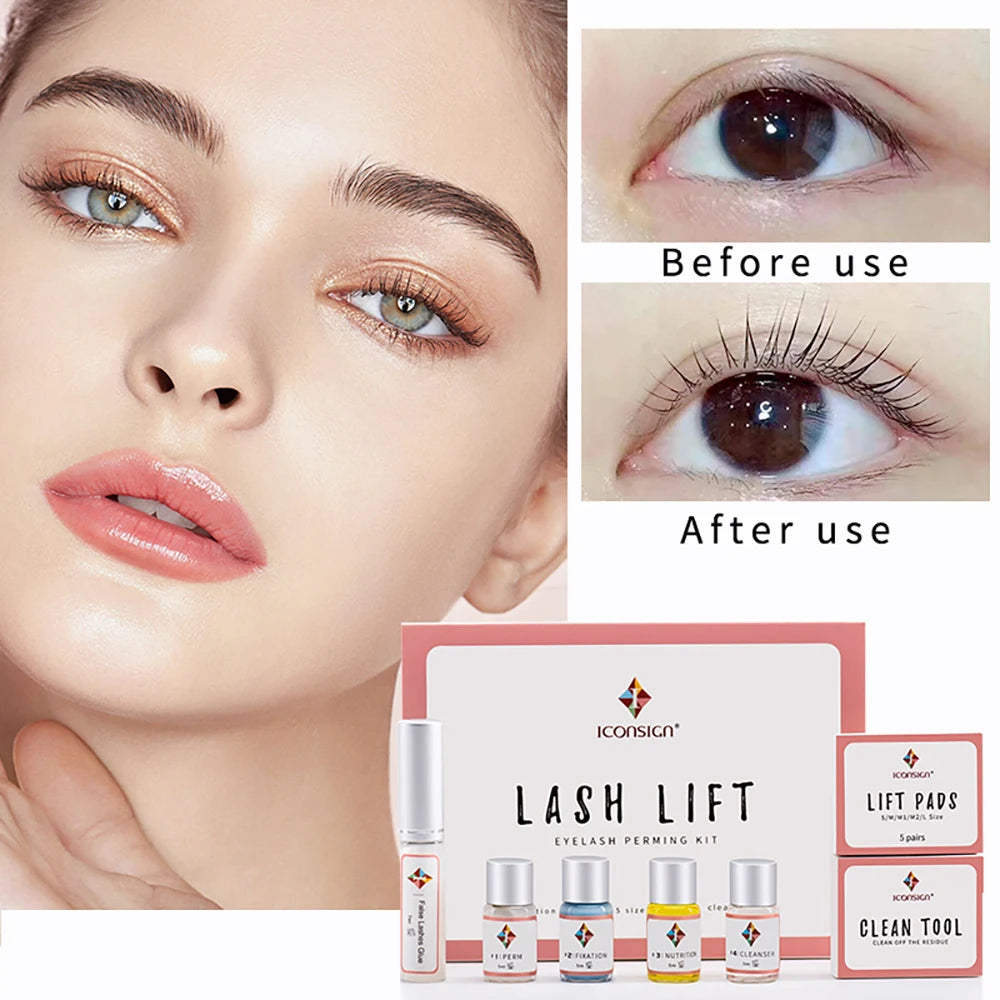 Lash Lift Kit — Professional Eyelash Perm & Curl Set for Home & Salon Use - Health and wellness
