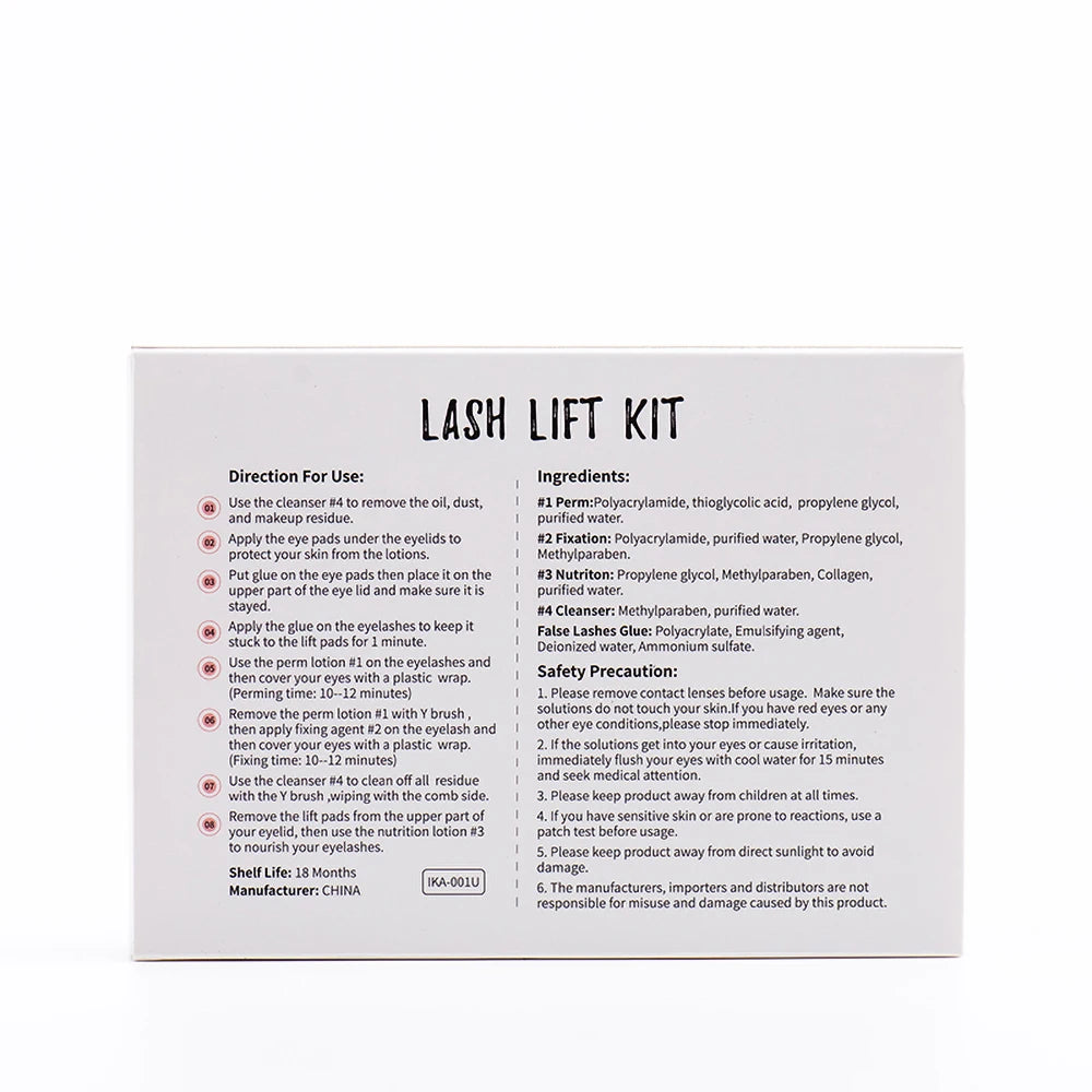 Lash Lift Kit — Professional Eyelash Perm & Curl Set for Home & Salon Use - Health and wellness