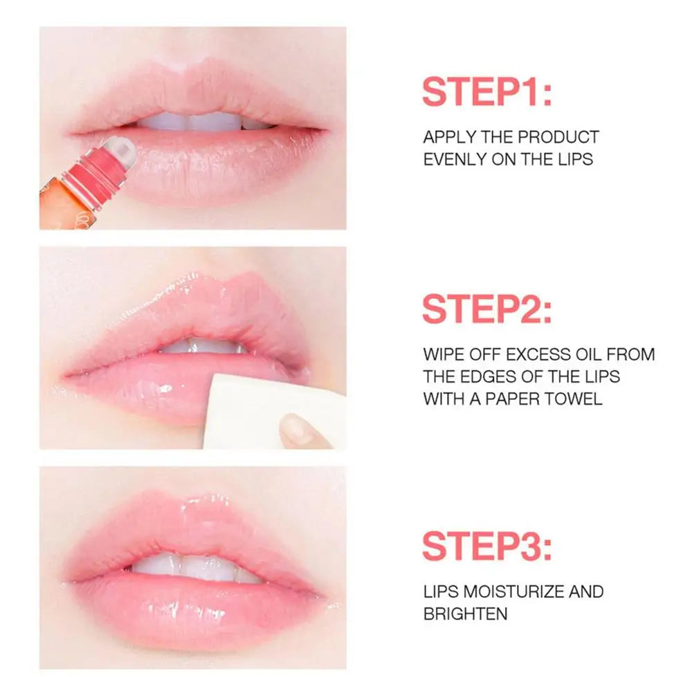 Fruity Roll-On Lip Gloss — Moisturizing & Glossy Finish
