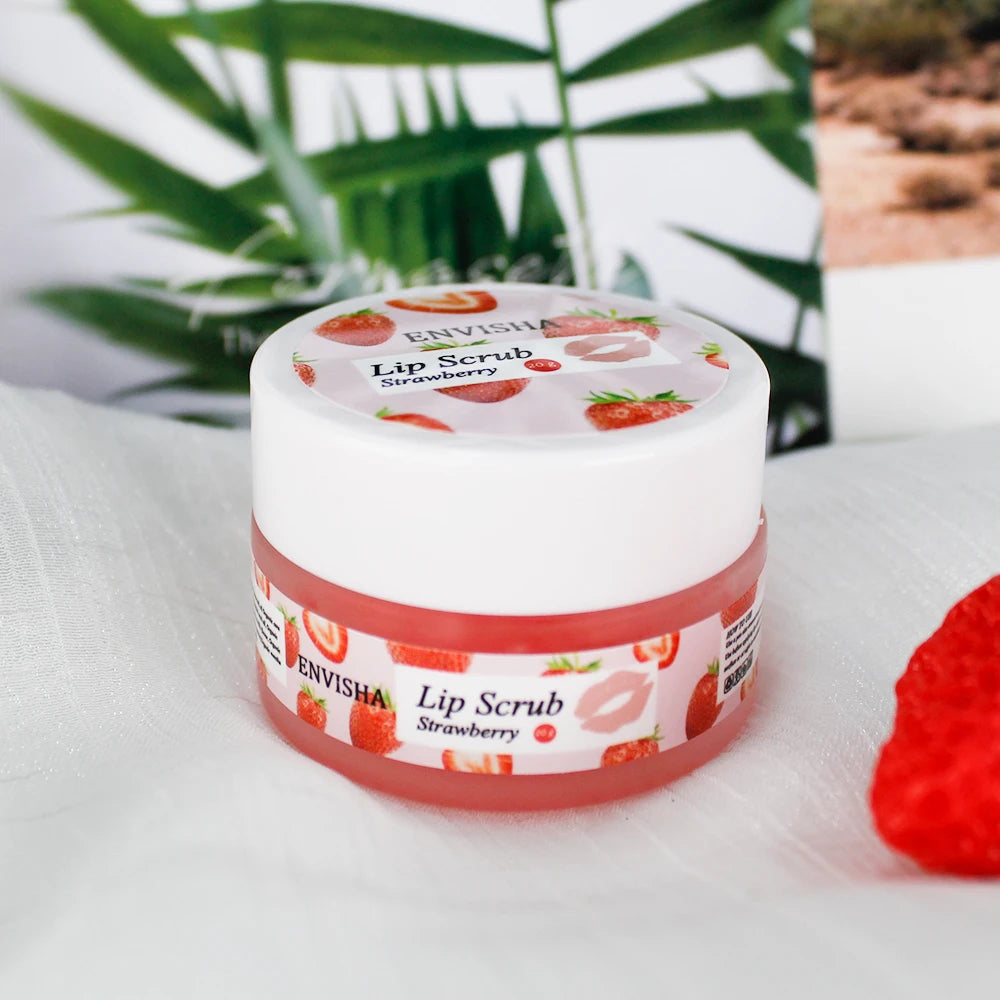 ENVISHA Exfoliating Lip Mask & Overnight Lip Scrub - Health and wellness