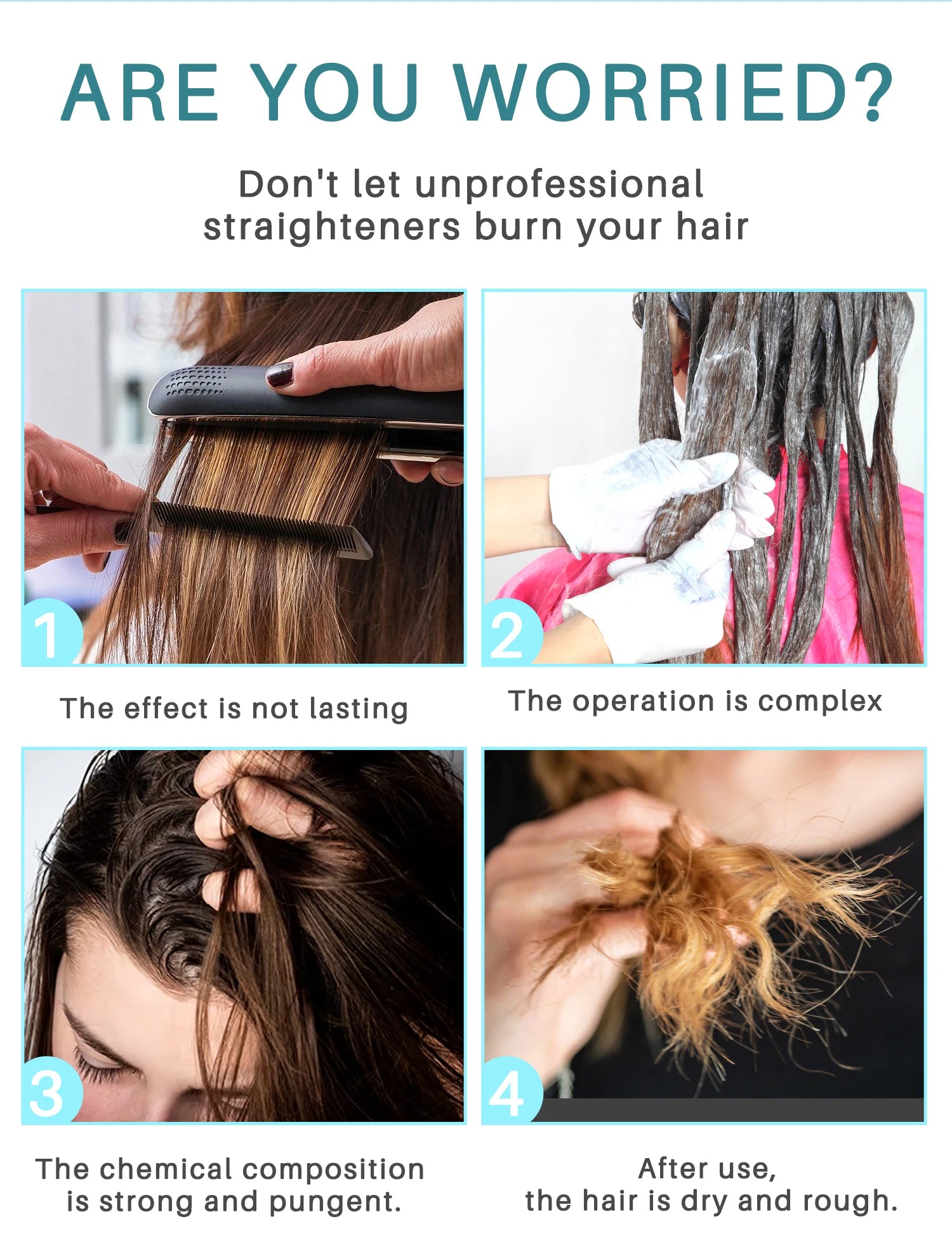 Professional Keratin Hair Straightener Cream for Smooth, Sleek Hair - Health and wellness