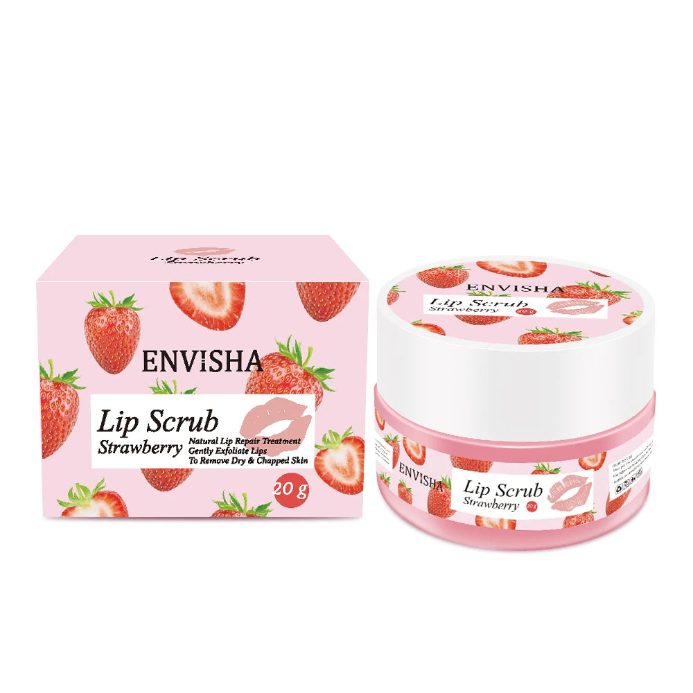 ENVISHA Exfoliating Lip Mask & Overnight Lip Scrub - Health and wellness