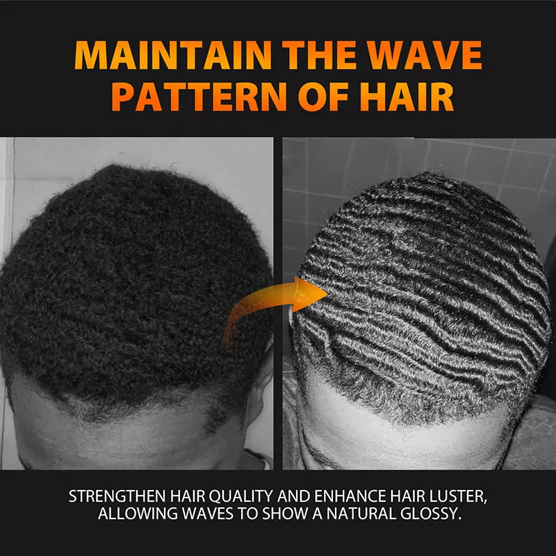360 Waves Shampoo — Deep Clean Anti-Hair Loss & Wave Control Conditioner, 200ml