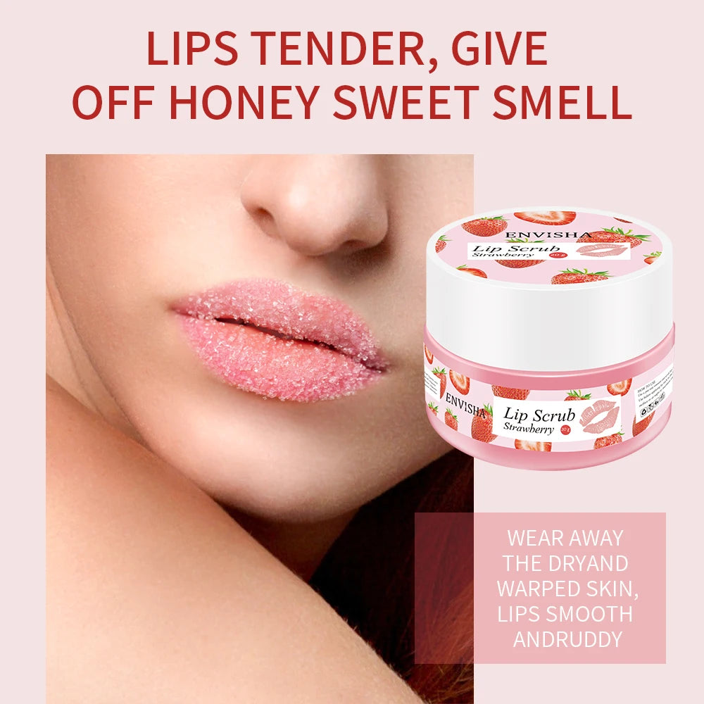 ENVISHA Exfoliating Lip Mask & Overnight Lip Scrub - Health and wellness