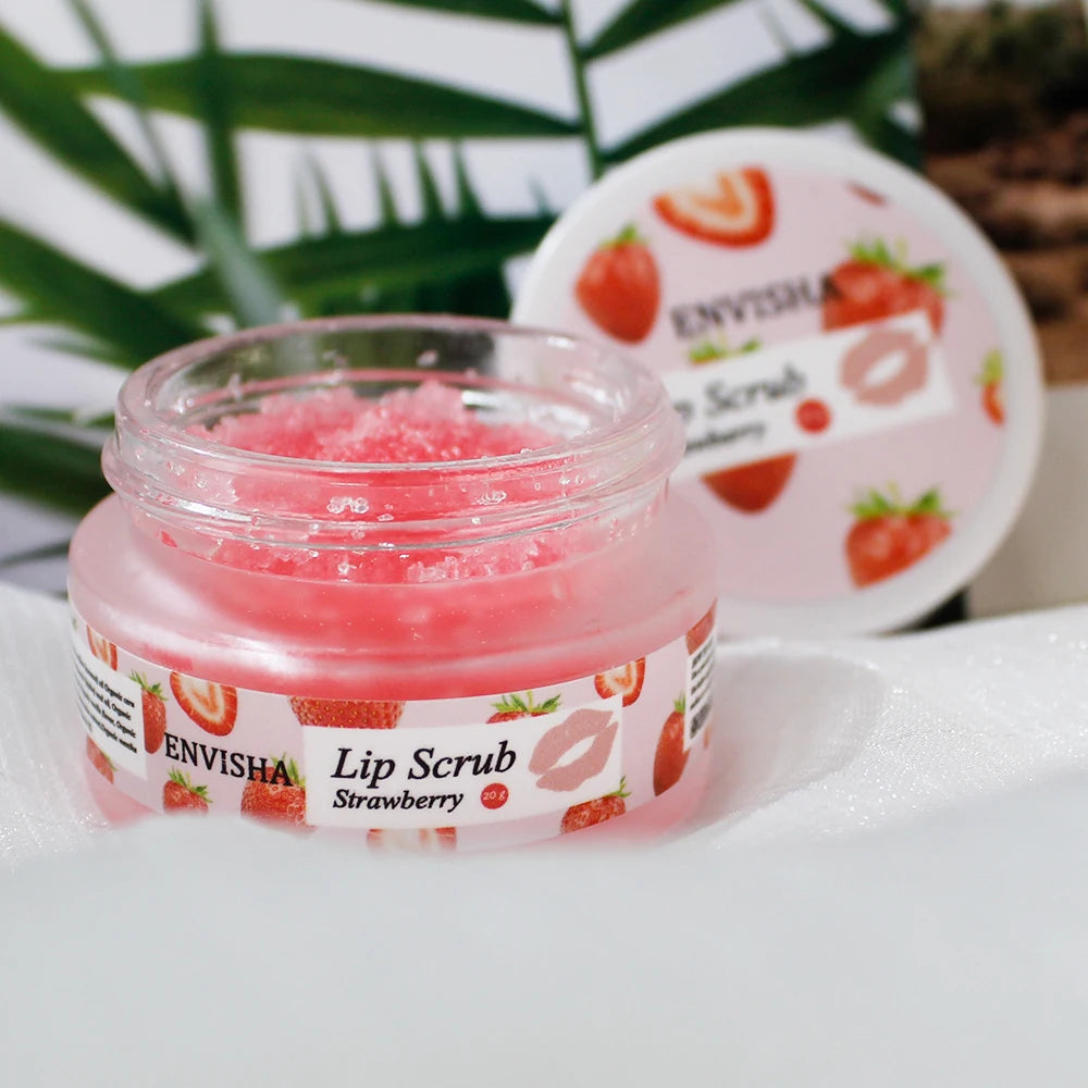 ENVISHA Exfoliating Lip Mask & Overnight Lip Scrub - Health and wellness