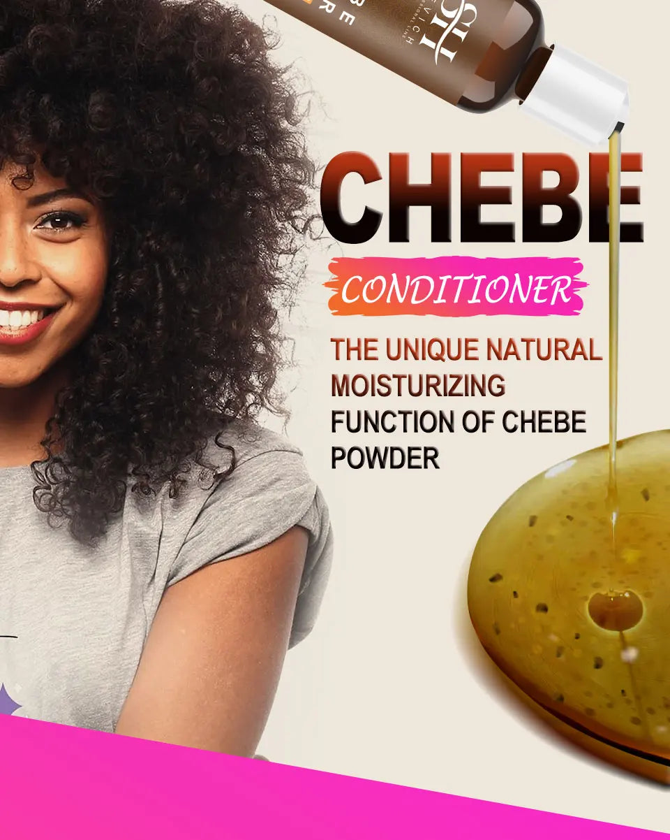 Chebe Hair Growth Serum & Powder — African Hair Loss Treatment Spray for Edges & Length