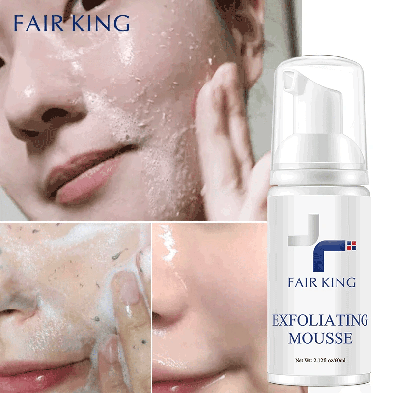 Facial Exfoliating Mousse for Deep Cleaning and Moisturizing All Skin Types - Health and wellness