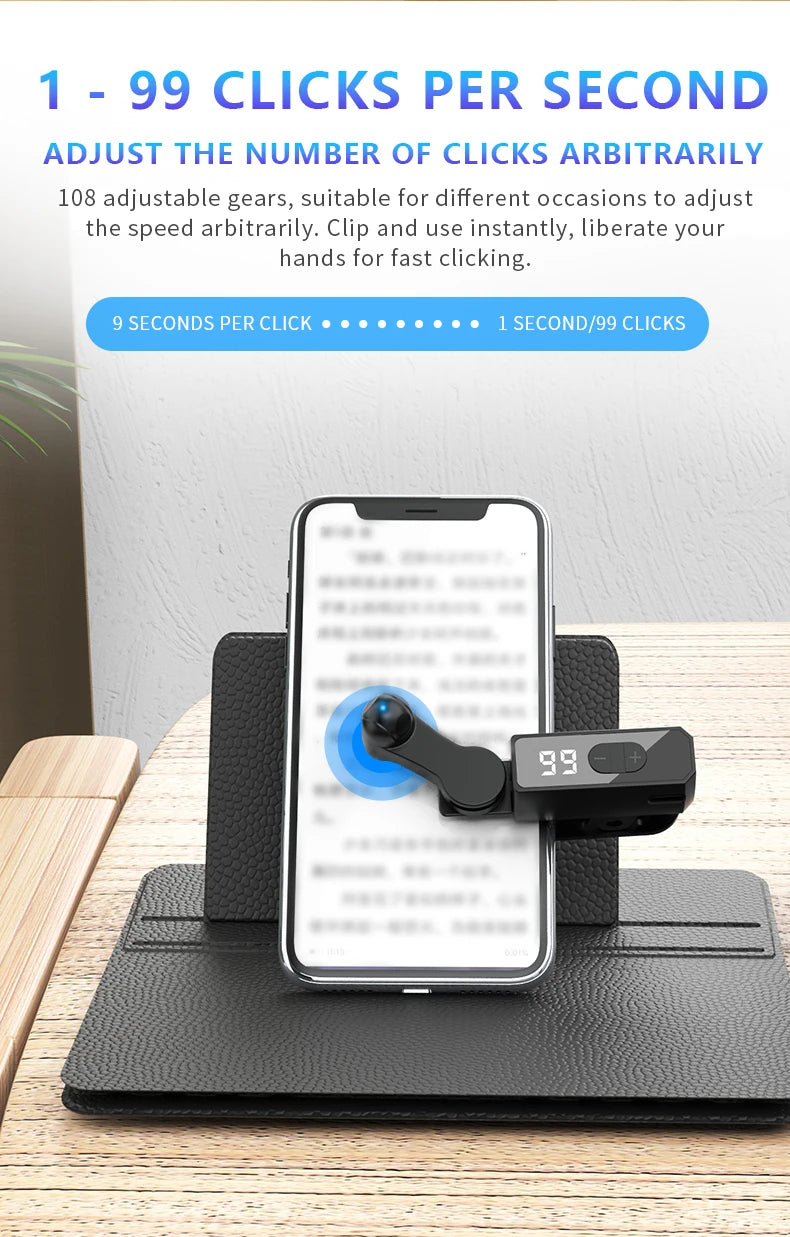 Automatic Screen Auto Clicker for Smartphone – Game & Live Stream Tapper