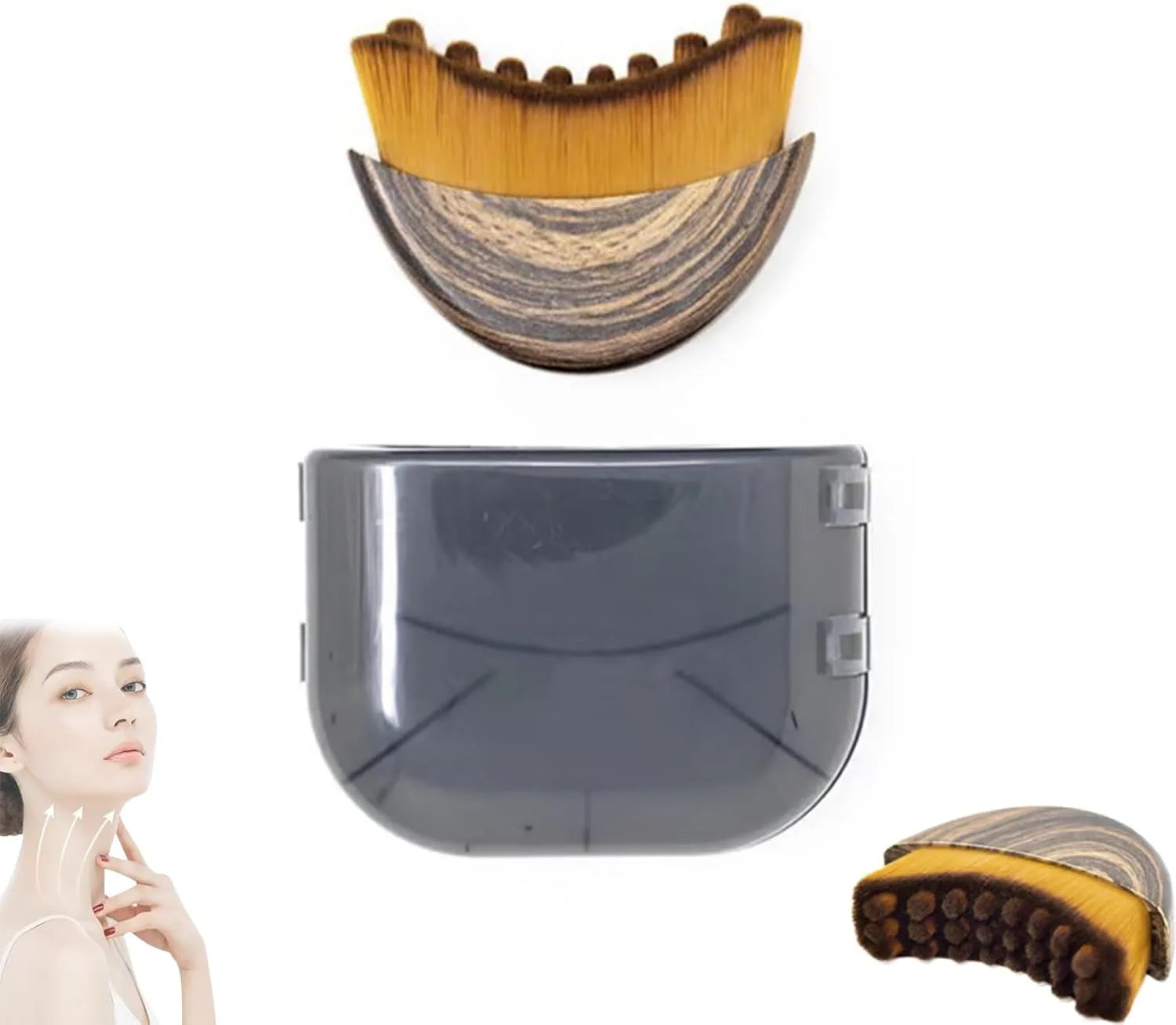 Eye and Neck Contour Brush for Lifting and Sculpting Facial Features - Health and wellness