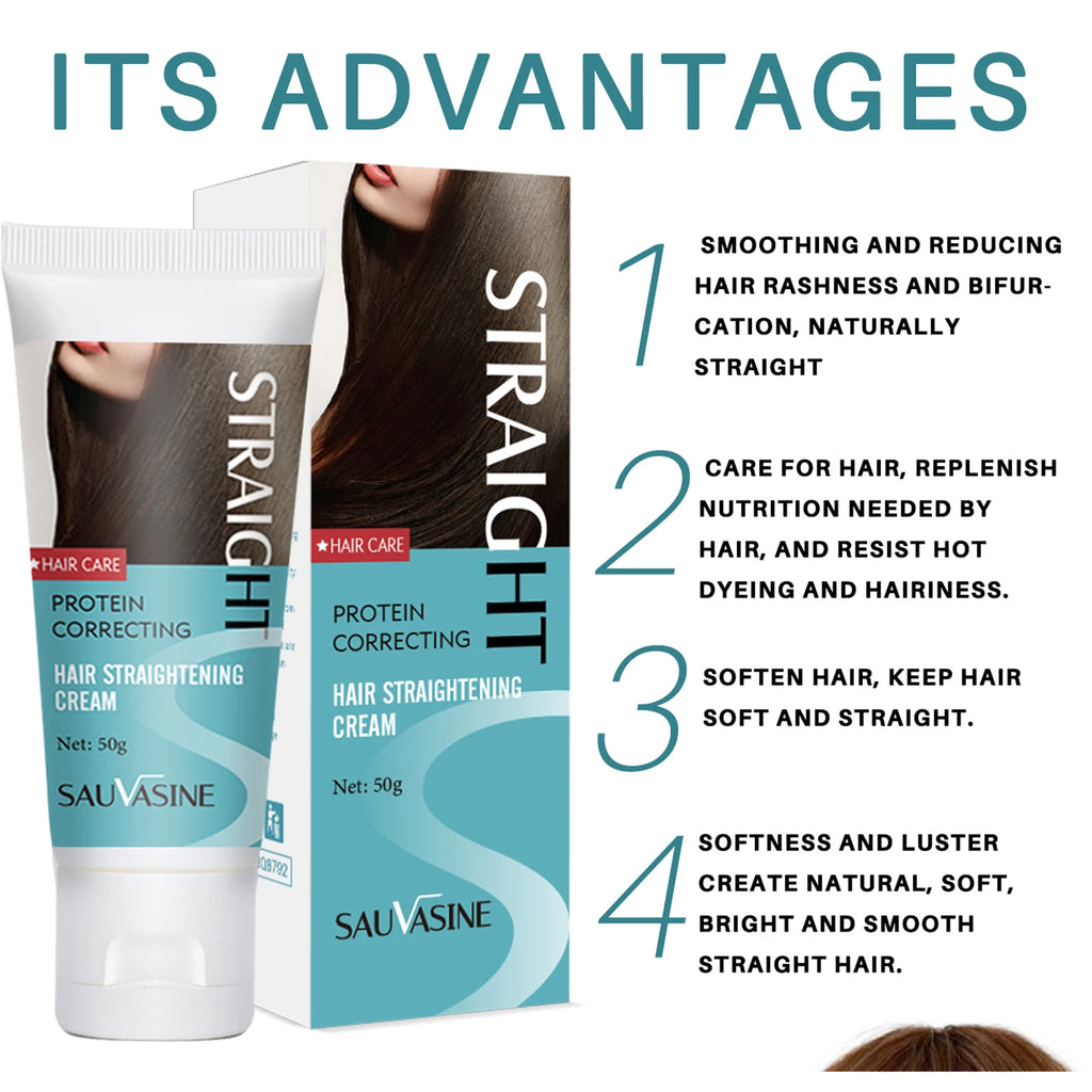 Professional Keratin Hair Straightener Cream for Smooth, Sleek Hair - Health and wellness