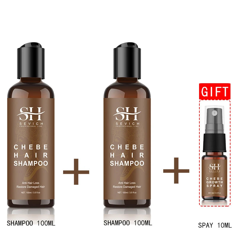 Chebe Hair Growth Serum & Powder — African Hair Loss Treatment Spray for Edges & Length