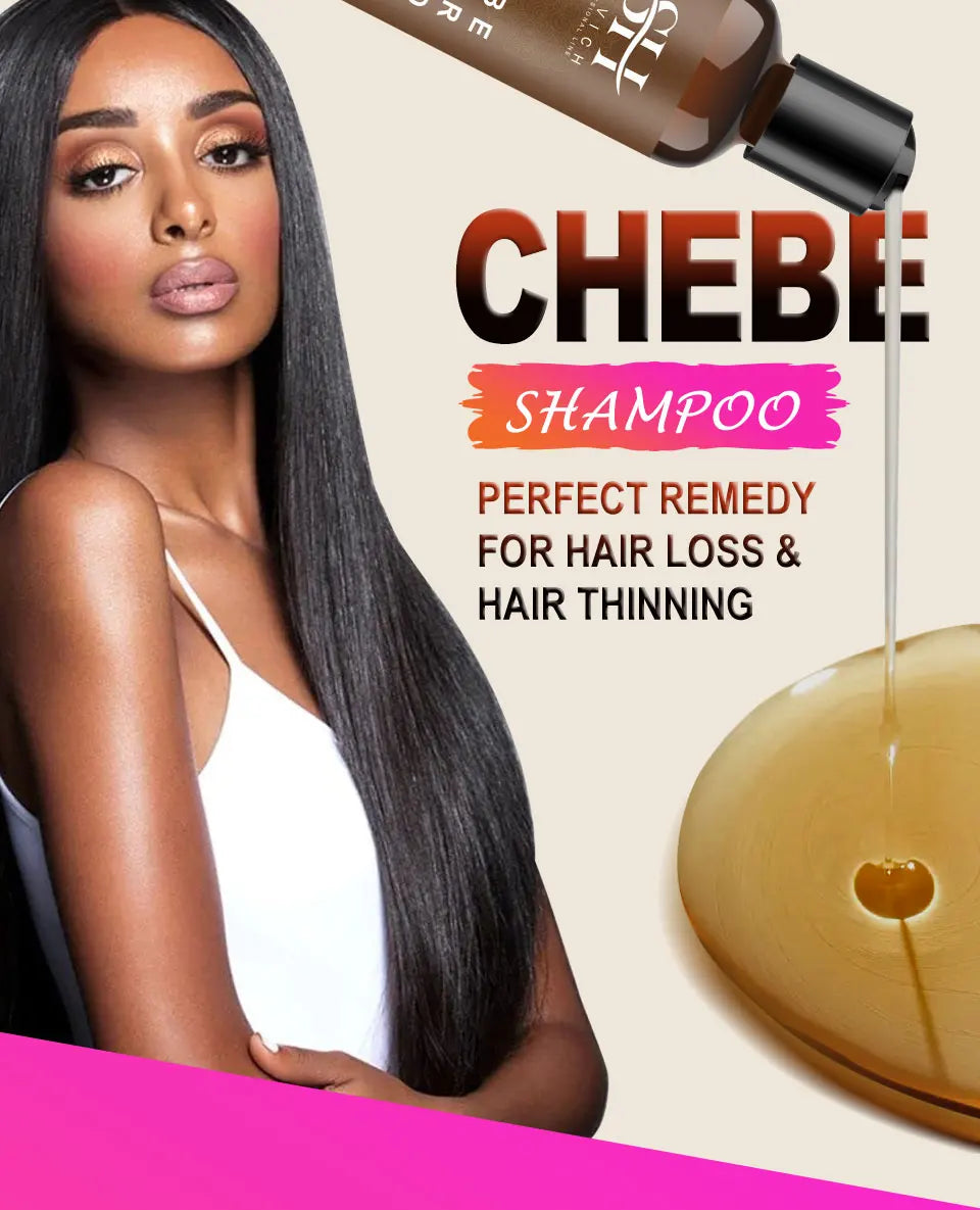 Chebe Hair Growth Serum & Powder — African Hair Loss Treatment Spray for Edges & Length