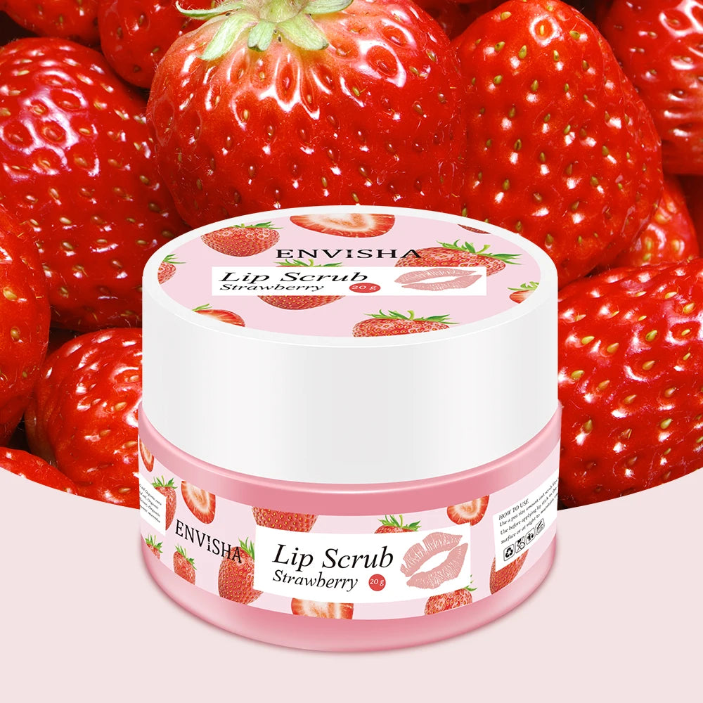 ENVISHA Exfoliating Lip Mask & Overnight Lip Scrub - Health and wellness
