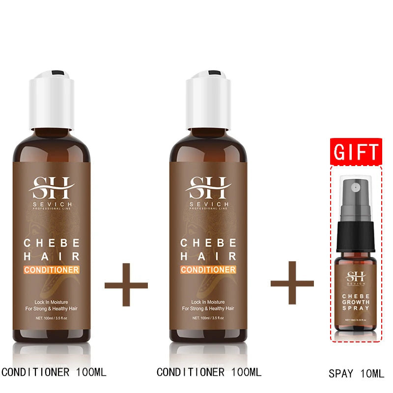 Chebe Hair Growth Serum & Powder — African Hair Loss Treatment Spray for Edges & Length