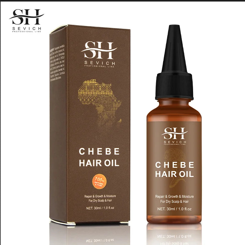 Chebe Hair Growth Serum & Powder — African Hair Loss Treatment Spray for Edges & Length