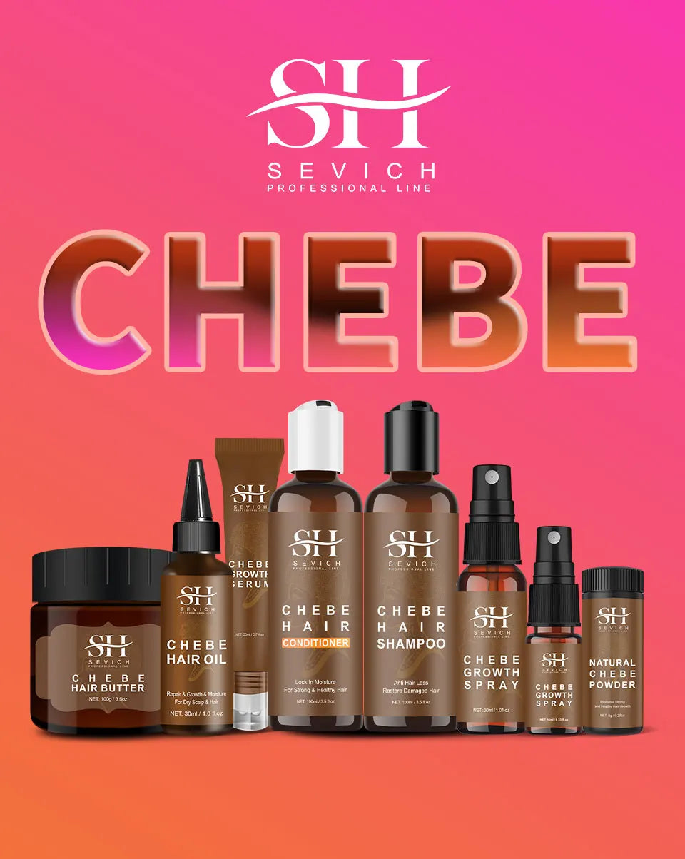 Chebe Hair Growth Serum & Powder — African Hair Loss Treatment Spray for Edges & Length