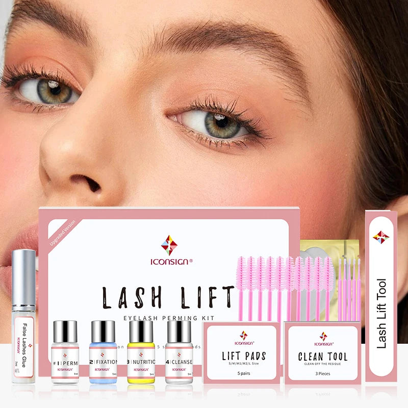ICONSIGN Eyelash Lift Kit - Professional Lash Lift & Perm Set for Home and Salon - Health and wellness