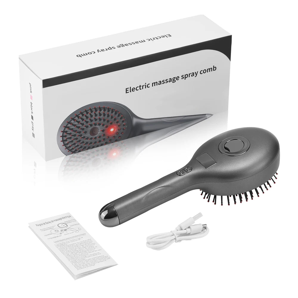 Red Light Scalp Massage Comb & Hair Growth Spray Brush - Health and wellness