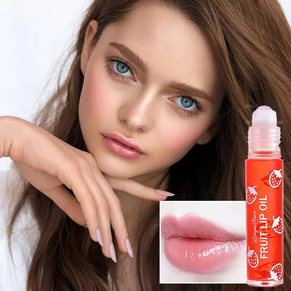 Fruity Roll-On Lip Gloss — Moisturizing & Glossy Finish