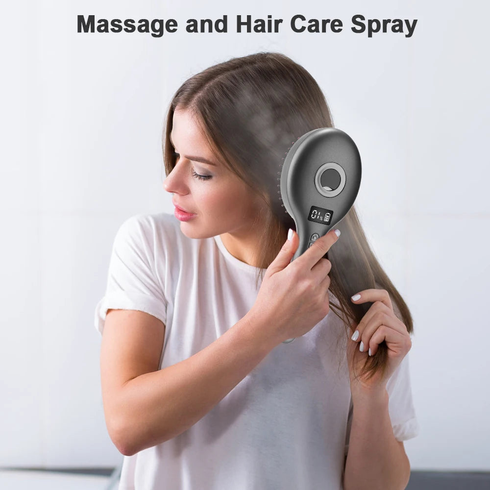 Red Light Scalp Massage Comb & Hair Growth Spray Brush - Health and wellness