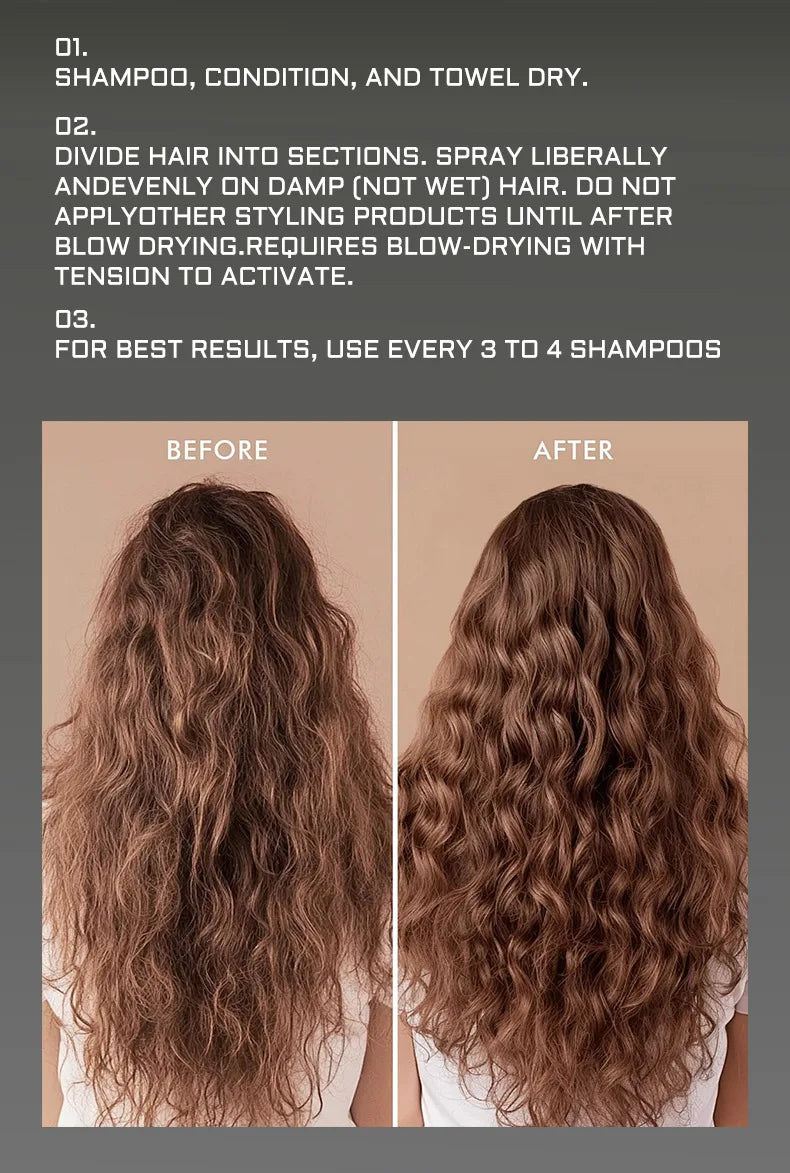 Nourishing Hair Oil Spray & Moisturizing Serum - Health and wellness