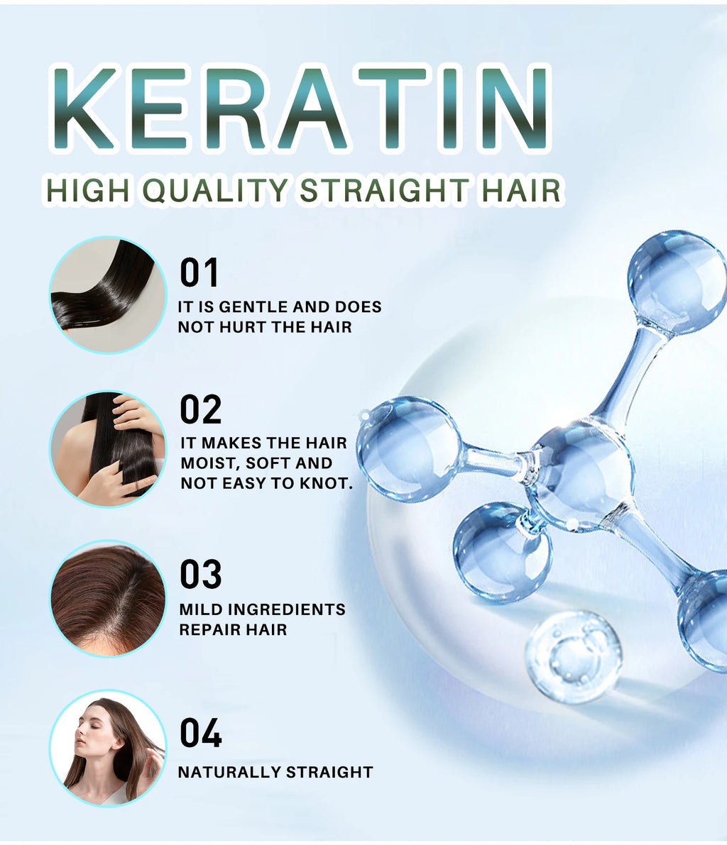 Professional Keratin Hair Straightener Cream for Smooth, Sleek Hair - Health and wellness