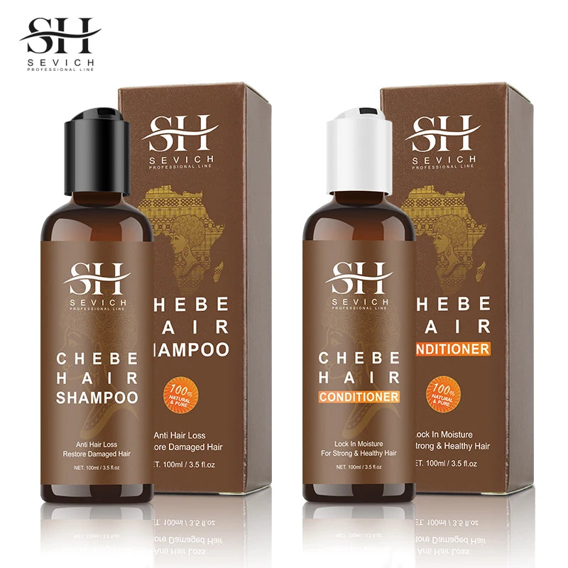 Chebe Hair Growth Serum & Powder — African Hair Loss Treatment Spray for Edges & Length