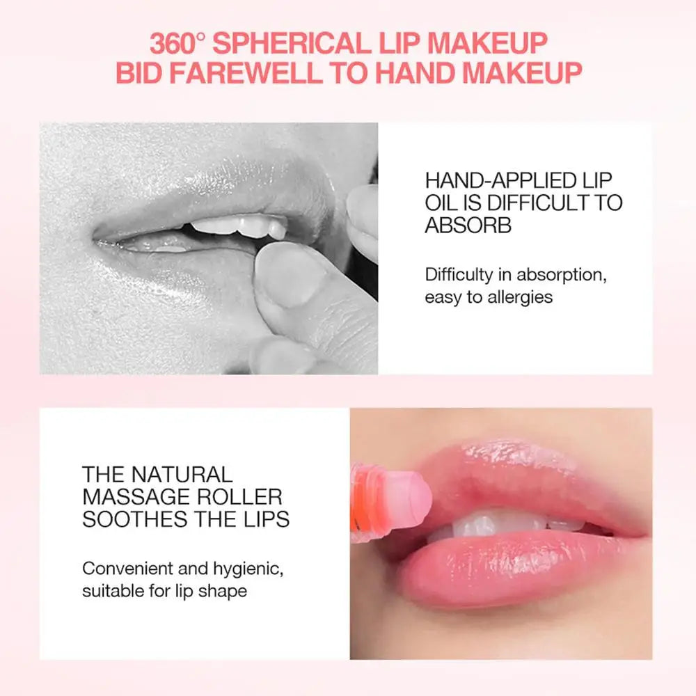 Fruity Roll-On Lip Gloss — Moisturizing & Glossy Finish