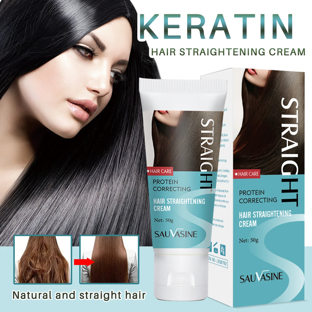 Professional Keratin Hair Straightener Cream for Smooth, Sleek Hair - Health and wellness