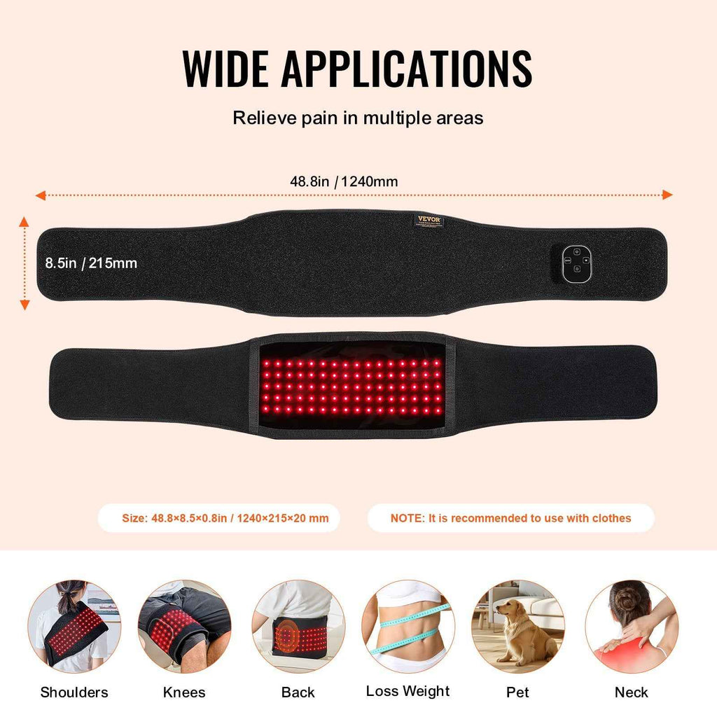 Red Light Therapy Wrap — Waist, Shoulder & Joint Pain Relief - Health and wellness