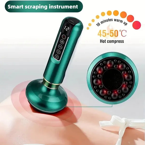 Electric Vacuum Cupping Massager | 12-Level Body Gua Sha - Health and wellness