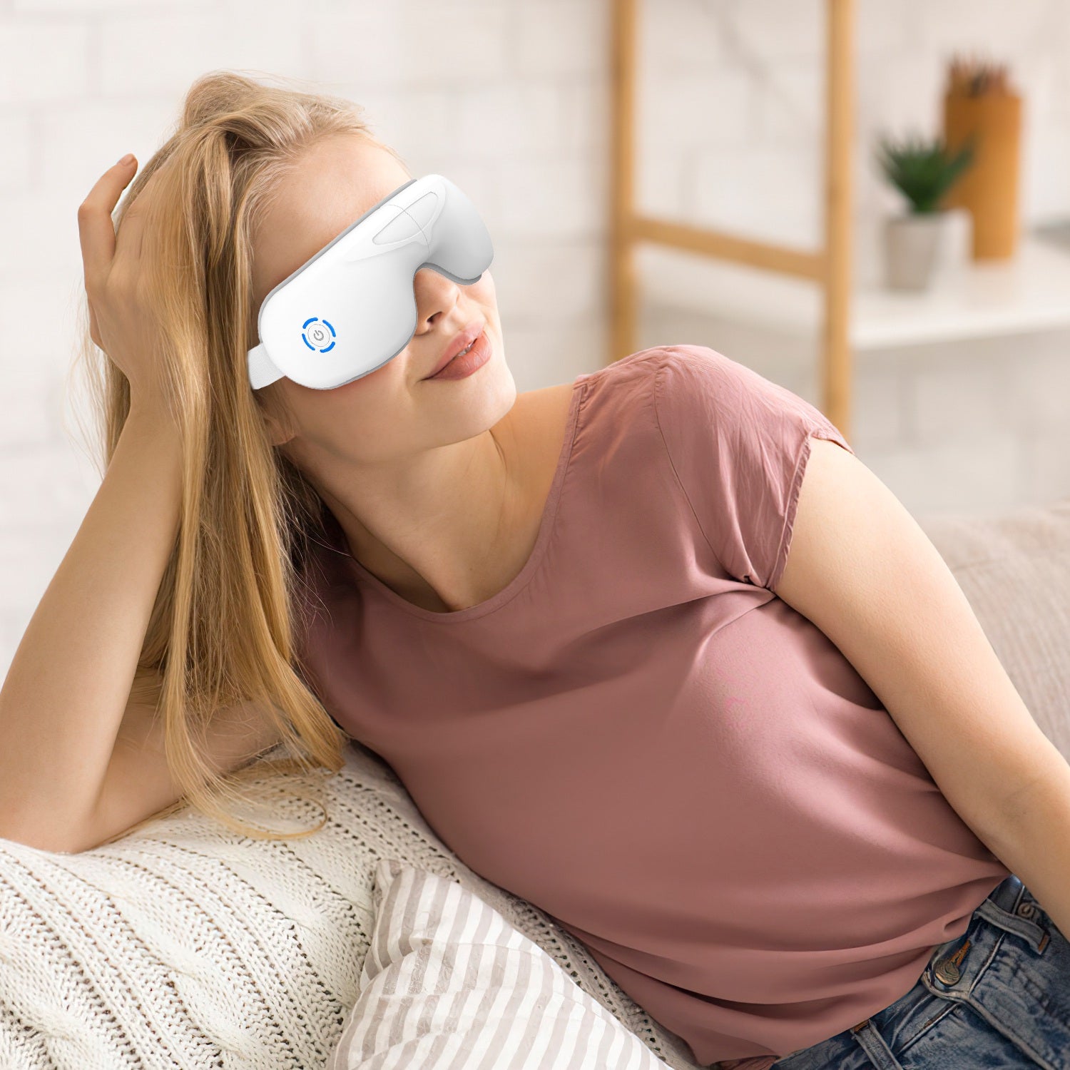Eye Massager with Heat, Music & Air Pressure - Health and wellness